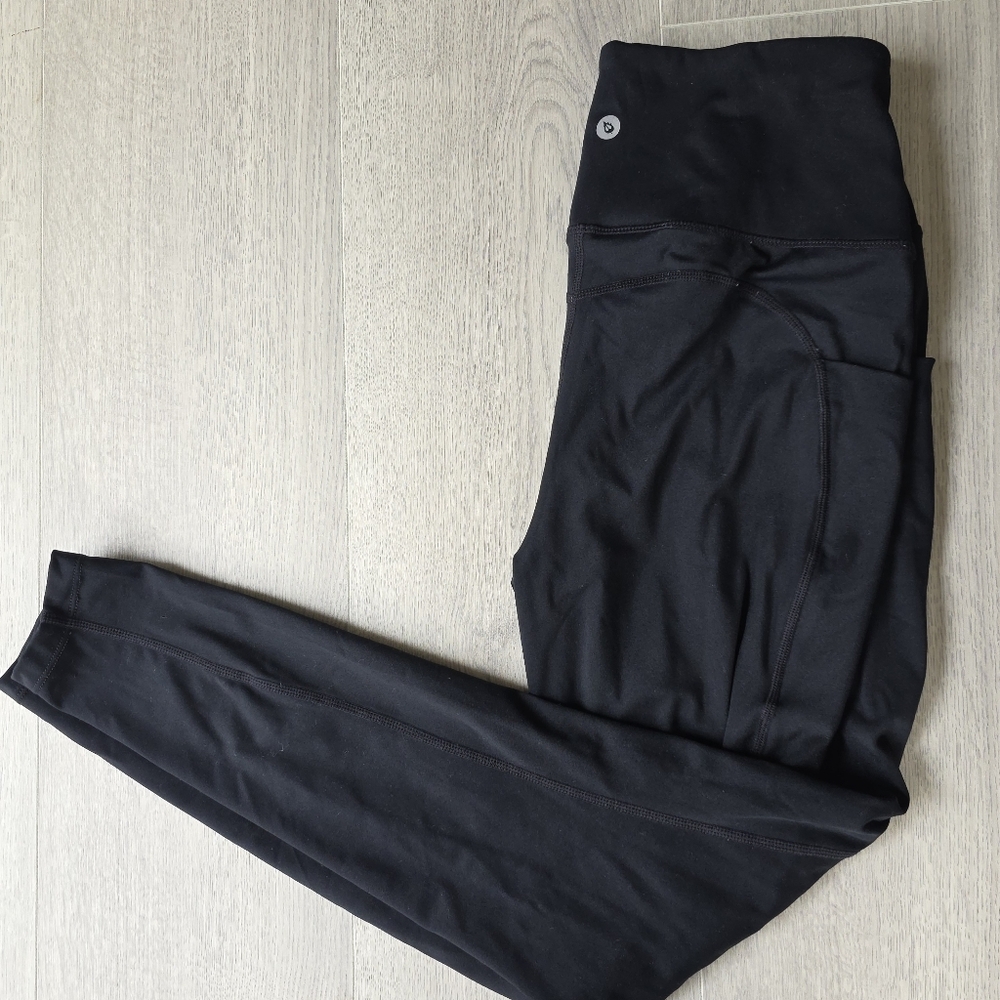 Baleaf Black High-Waist Performance Leggings